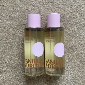 PINK Victoria's Secret Vanilla & Dream Body Mists